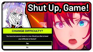 Biboo Bursts Out Laughing When the Game Asks IRyS to Lower the Difficulty【Hololive EN】