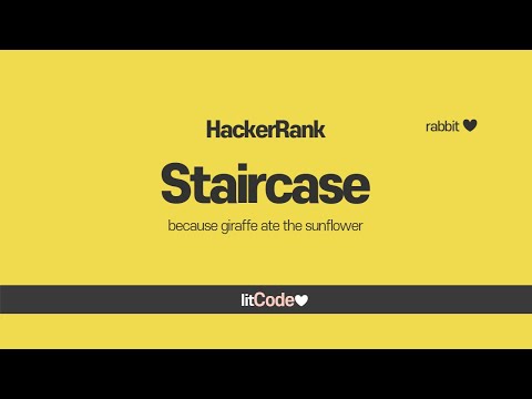 Hackerrank Staircase Problem