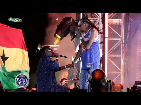 SHATTA WALE Neil down to VYBZ KARTEL. SKILLIBENG MASH UP THE PLACE AT FREEDOM STREET