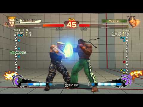 SSF4 AE 2012: ACE E I RI N (Guile) vs ukeuke (Dee Jay) - Xbox Live Ranked Match