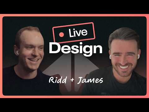 Live design CRIT with James McDonald and Ridd