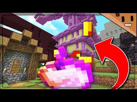 Every Time I Eat Food, Insane Random Structures Spawn! Minecraft Survival Challenge