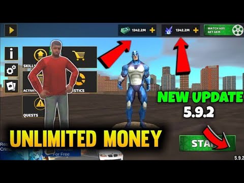 FREE SUPER HERO UNLIMITED POWER IN ROPE HERO VOICE TOWN CYCLOPS GLASSES EYE LASER JETPACK MODE MAN