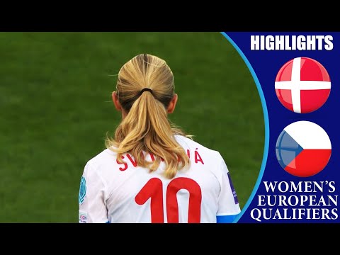 Denmark vs Czech Republic || HIGHLIGHTS || Women's Euro 2025 Qualifiers