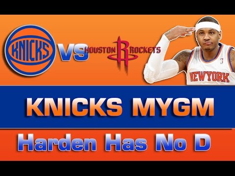 NBA 2K15 New York Knicks MyGM EP.6: Harden Vs. Melo
