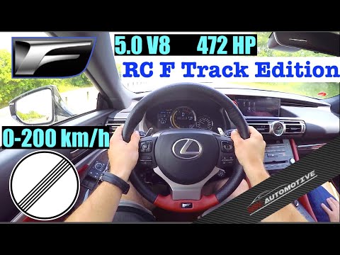 V8 MONSTER | Lexus RC F Track Edition POV Test Drive + Acceleration 0 - 200 km/h