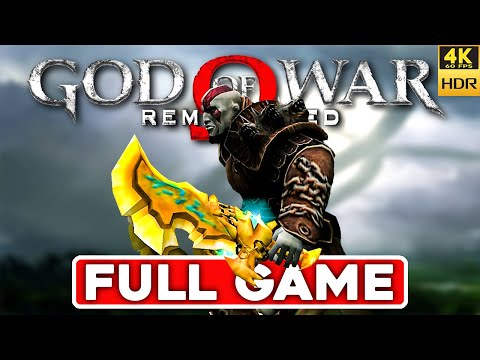 GOD OF WAR 1 REMASTERED Walkthrough Part 1 FULL GAME Blades of Athena [4K 60FPS HDR] - No Commentary