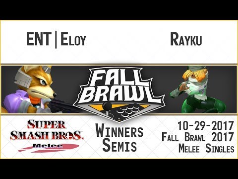 Fall Brawl 2017: ENT | Eloy (Fox) vs. Rayku (Sheik) - SSBM Singles Winners Semis