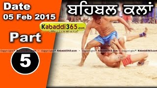 Behbal Kalan (Faridkot) Kabaddi Tournament 15 Feb 2015 Part 1 by Kabaddi365.com