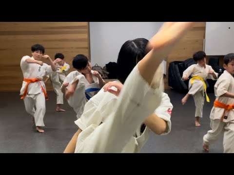 誰でも😍綺麗な回し蹴り‼️#極真空手 #kyokushin #空手女子#空手