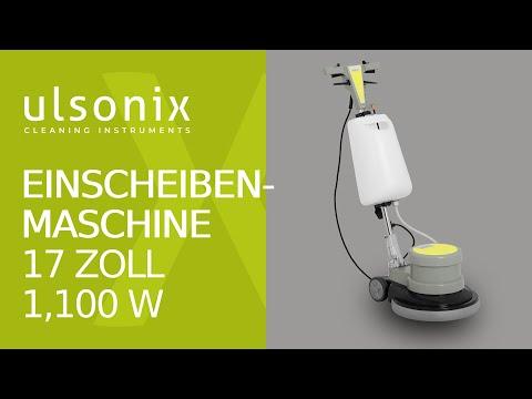 Video - Einscheibenmaschine - 17 Zoll