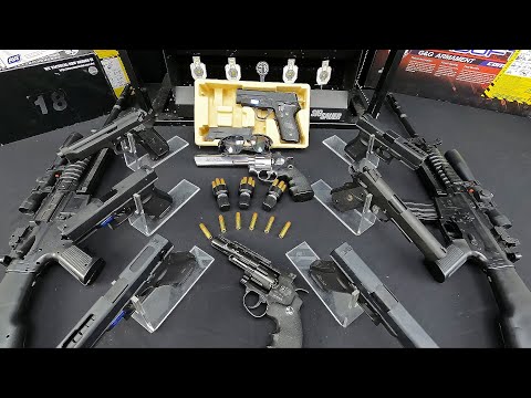 Original Arisoft Black Guns - Shooting Target / Deadly Dangerous Guns