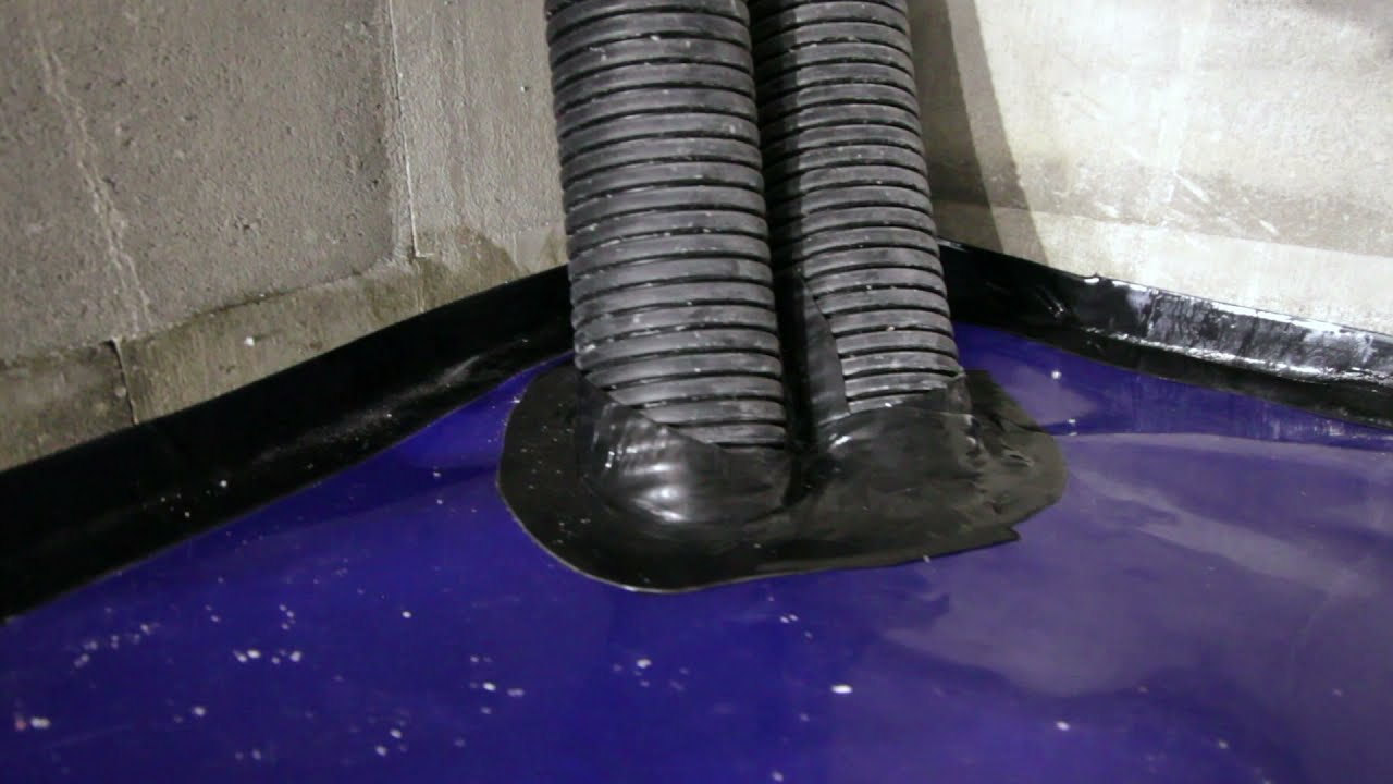 Radonsuojaus BlueSeal kalvolla