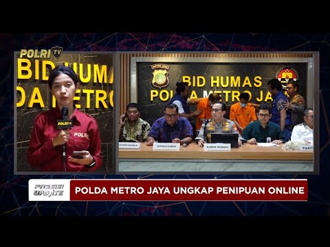 PRESISI UPDATE: POLDA METRO UNGKAP PENIPUAN ONLINE APLIKASI SAHAM FIKTIF SINDIKAT 02/05/2025 (20.00)