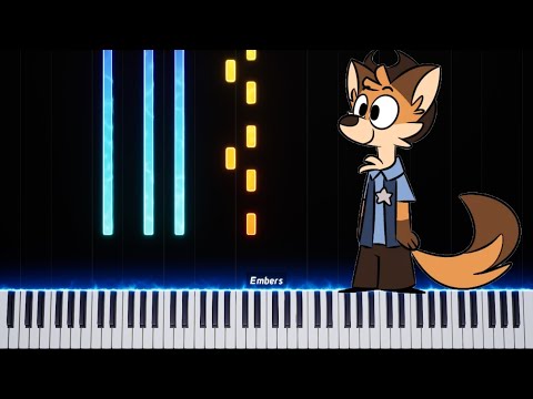 👮 Sheriff Hayseed Main OST - Piano -  Easy