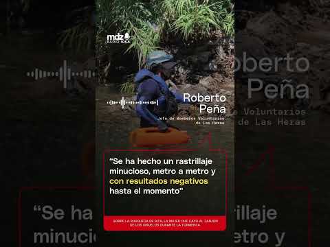 Roberto Peña, jefe de Bomberos Voluntarios de Las Heras: Rastrillaje para encontrar a Rita