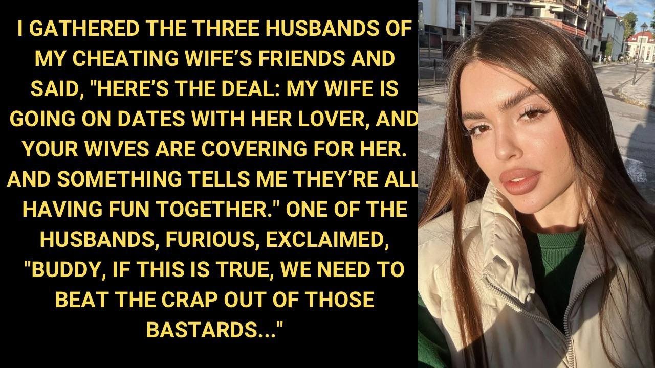 I Gathered The Three Husbands Of My CHEATING Wife’s Friends And Said, "Here’s The Deal: My Wife Is