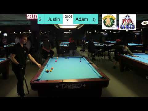 Justin Martin vs Adam Pendley - 9 Ball Tournament - Final 8 Winner Side - 2/4/23