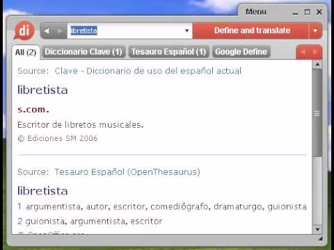Definición de libretista