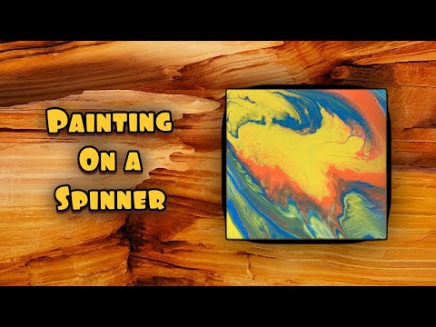 (117) Acrylic Pouring ~Straight Pour on a Turntable ~Relaxing Fluid Art