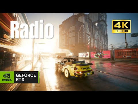 [radio 88.9 Pacific Dreams] Cyberpunk 2077 v2.21 Vanilla [4K path tracing]