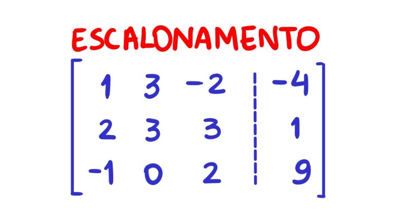 🍏 Como Fazer Escalonamento de Matrizes