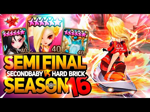 SECONDBABY vs HARD BRICK. SUMMONERS WAR LEGEND TOURNAMENT SEASON 16 SEMI FINAL