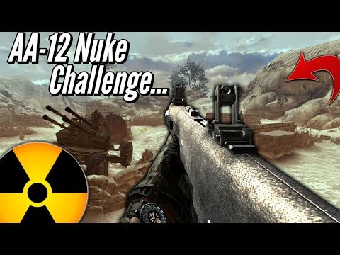 AA-12 Tactical Nuke Challenge NO CHOPPER (MW2)
