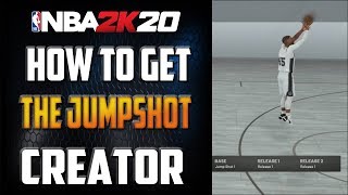 HOW TO UNLOCK THE JUMPSHOT CREATOR QUICKLY | NBA 2K20