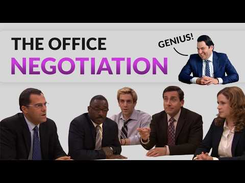 Negotiator REACTS: Michael Scott's negotiation TACTICS in The Office