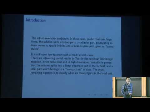 Soliton resolution for energy critical wave and wave map equations - Hao Jia