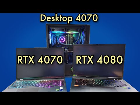 Mobile RTX 4070 & RTX 4080 Vs Desktop RTX 4070 - DON'T buy a 4070 gaming Laptop!