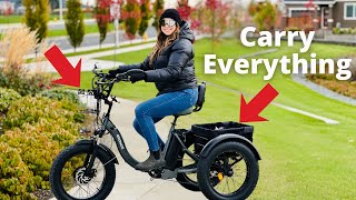 You've Never Seen A Trike Like This Before! | Qronge Lava Electric Tricycle Review & Ride