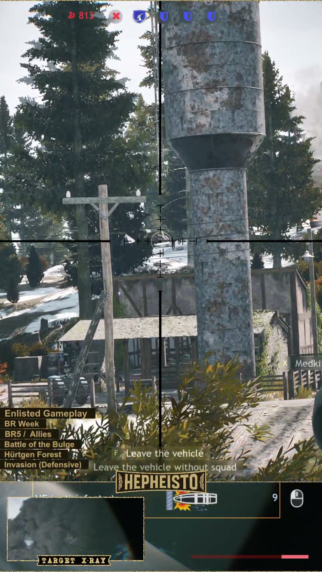 Eliminating whole squad with HE 76mm QF AT Cannon
