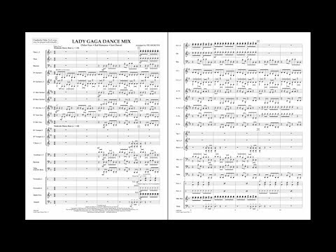 Lady Gaga Dance Mix arranged by Ted Ricketts