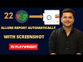 How To Generate Allure Reports In Playwright Automatically With Screenshot