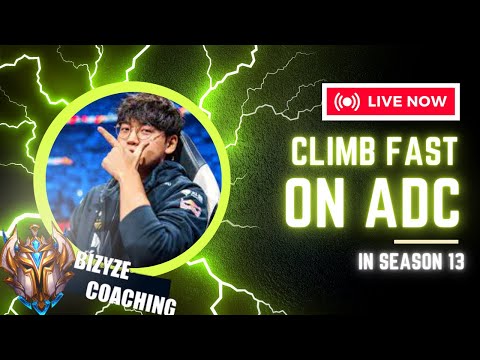 How To CLIMB on ADC? (MASTER COACHING)