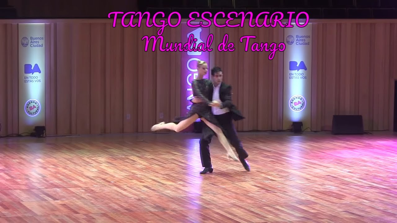Cristian Miño, Michaela Bottinger, Marron y Azul, Astor Piazzolla, Mundial de  tango 2015