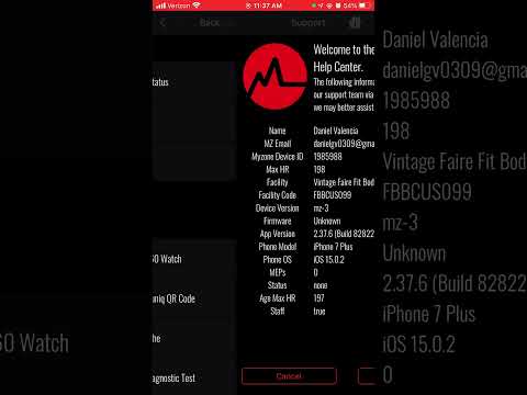 MyZone app walkthrough