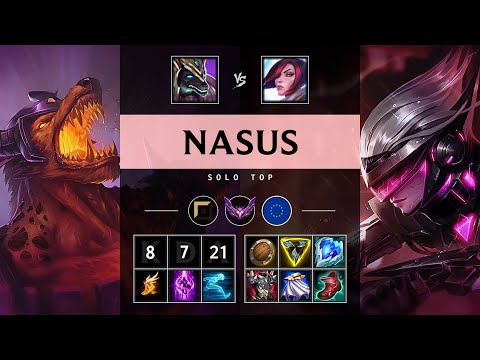 Nasus Top vs Fiora: Unstoppable - EUW Master Patch 14.23