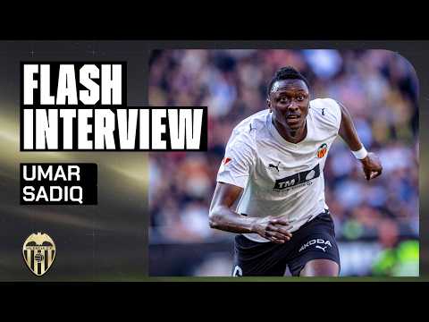 FLASH INTERVIEW DE UMAR SADIQ TRAS EL PARTIDO EN MESTALLA | VALENCIA CF