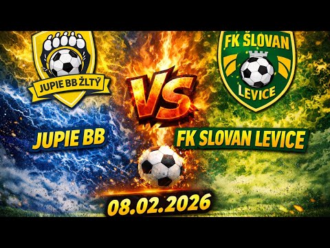 Jupie BB žltý - FK Slovan Levice, 3. Zápas, Turnaj Badín, 08.02.2026
