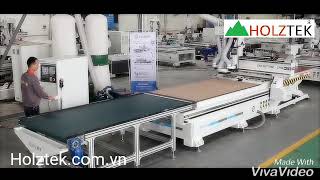 Máy Cắt Khoan Ván CNC Full Line CNC Nesting Holztek | Máy Cắt Ván CNC | Đại Phúc Vinh CNC