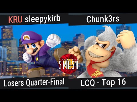 CO Smash Q4 Finals - KRU | Sleepykirb (Mario) vs Chunk3rs (Donkey Kong) - LCQ - Losers Quarters