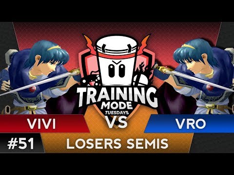 TMT 51 - Vivi (Marth) VS Vro (Marth) - SSBM Losers Semis - Melee