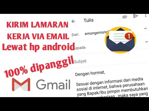 CARA MELAMAR KERJA LEWAT EMAIL DI HP ANDROID ( cara melamar pekerjaan via email)