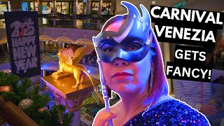 Carnival Venezia Gets A Little Fancy | Captain's Welcome Toast