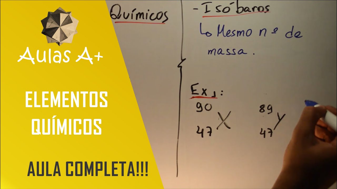 Aulas A+ Elementos Químicos - Isótopos, Isóbaros, Isótonos
