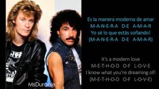 Hall &amp; Oates - Method of Modern Love - Subtitulado Español - Inglés