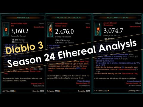 Diablo 3 Season 24 Every Ethereal Item Analyzed (Spoiler Alert)